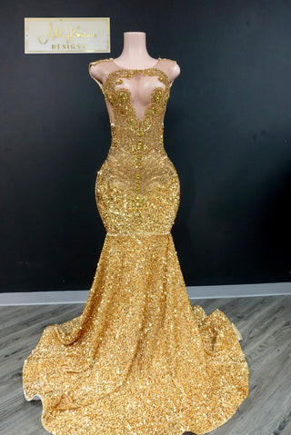 Royal Gold Gown