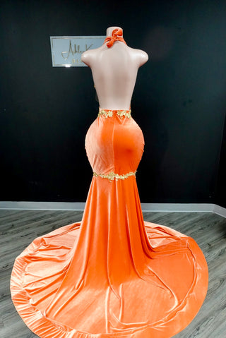 Royal Orange Gown